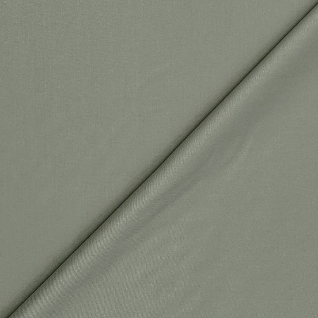 Trouser Fabric Reid & Taylor Super 100s Wool Blended Plain Color Laurel Green